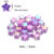 Stkunkka 100pcs AB Color Fivepointed Star Heartshaped Acrylic Loose Spacer Beads For Necklace Bracelet Jewelry Making