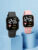 2pcs cute little square lovers fashion watch sports LED electronic watch select gift set