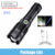 100000 Lumen Super Bright Spotlight Long Range LED Flashlight Builtin Battery USB Charging Waterproof Portable Camping Torch