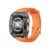 Luxury Translucent Smartwatch Case for Apple Watch 4445 Fully Wrapped Lightweight Rugged Case Silicon Strap Protective Cover