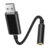 USB to 35mm Jack Audio Adapt USB to Aux Cable External Stereo Sound Card Support USB to TRRS 4Pole Aux Port