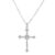 Shiny Diamond Cross Necklaces Ins Light Luxury Premium Pendant Clavicle Chains Girls Daily Fashion Versatile Jewelry