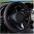 3738cm Automobile universal steering wheel cover nonslip car steering wheel cover nonslip embossed leather Carstyling