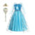 Girls Snow Queen Elsa Anna Kids Costumes For Girls 2024 Carnival Party Prom Gown Children Clothing Frozen Jasmine Princess Dress