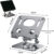 Foldable Laptop Stand Aluminum Alloy Lifting Cooling Notebook Support Bracket 360Rotatable Tablet Holder Base for MacBook Pro