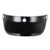 Motorcycle Helmet Visor Peak Shield Universal for 34 Open Face Helmets Sun Shade Protector Black Synthetic Resin 205cmx83cm