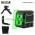 HILDA 2 Lines Laser Level SelfLeveling Horizontal And Vertical Cross Super Powerful Green Laser Beam Line