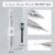 03 05 07 20mm Art Drawing Automatic Pencils Low Center of Gravity Retractable Nib Metal Mechanical Pencil with Gift Box Set