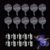 10Pcs LED Luminous Bobo Balloons with Light String Clear Balloon Festival Decor Birthday Wedding Party Supplies Baby Shower