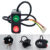 Motorcycle Handlebar Horn And Headlight Combination Switch Button Motor Switches Turn Signal Accessories Tetuo