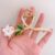 Enacolor New 2023 Fashion Enamel Lily Flower Hair Clip Accessories for Girl Hair Catch Ins