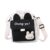 Popular Womens Bags New Canvas Bags Korean Fashion Shoulder Bag Drawstring Students Girl Cotton Crossbody Bags for Women