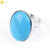CSJA Real Reiki Natural Gem Stone Crystal Ring for Men Women Pink Quartz Tiger Eye Lapis Lazuli Black Obsidian Jewelry E832
