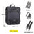 10L20L30L Motorcycle Rear Seat Bag Waterproof Saddle Pannier Side Bag Motocross Riding Travel Luggage Backpack Black