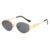 Phnom Penh Retro Oval Sunglasses Womens High End UV Protection UV 400 Sun Protection Tea Sunglasses Small Face