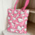 Hello Kitty Canvas Bag Sanrio Kawaii Cute Large Capacity Student Handbag Cartoon Tote Womens Shoulder Shopping Bags Girls Gifts
