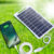2W 5V Solar Panel Charger USB Battery Charger Small Power Station Waterproof Phone Power Bank for Camping Backpacking Hiking