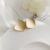 Enacolor Elegant Female Geometry Metal Earrings Ins Girl New 2023 Golden Earings Fashion Accessories