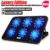 ICE COOREL Notebook Cooler A9 6 Fan Gaming For 1319 Inch Laptop Stand Radiator RGB Laptop Cooler 2 USB Ports For Macbook