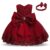 Baby Girls Flower Tutu Dress Newborn Birthday Party Wedding Princess Dresses Toddler Kids Lace Christening Gown Baptism Clothing