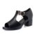 2023 Summer New Peep Toe Fashion Casual Moms Chunky Heel Buckle Sandals Womens plus Size Mom Sandals Womens Shoes