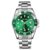 Fashion Watch Casual Clock Montre Homme Business Men Quartz Watch Calendar Green Water Wok Ghost Sport Men Wristwatch