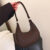 Candy Color Advanced Design Texture Armpit Handbags Felt Shoulder Bags For Women Womens Subaxillary Bag Purses Crescent Saddle Bag Conbo