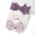 3PcsLot Baby Girls Headbands Elastic Soft Nylon For Newborn Handmade Knit Headband Bow Turban Infant Hair Accessories Headwear