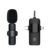 3 IN 1 Wireless Lavalier Microphone Noise Reduction 35MM Mini Lapel Mic for IPhoneAndroid PhoneCameraLaptop Video Recording