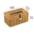 Creative Handmade Straw Tissue Box Straw Storage Box Seaweed Basket Delicate Retro Home Living Room Bedroom Kitchen Decoration