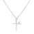 Zircon Jesus Cross Pendant Necklaces For Women Stainless Steel Gold Color Star Girl y2k Chain Collar Necklace 2023 Goth Jewelry