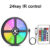 RGB Led Strip Lights with Remote Control SMD 5050 Tape Lights Led Wall Room for Home Bedroom Party Decor TV Backlight