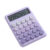 Desktop Calculator 12 Digit Large LCD Display Big Round Button Cute Gradient Colored Calculator Suitable for Office School Home