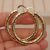 Simple Casual Trendy Gold Plated Copper Hoop Earrings for Women Girls Fashion Punk Jewelry Accessories Birthday Wedding Party