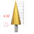 412 420 432 MM HSS Titanium Coated Step Drill Bit Drilling Power Tool Metal High Speed Steel Wood Hole Cutter Step Cone Drill