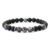 Noter Handmade Mens Bracelet 8mm Onyx Tiger Eyes Stone Beaded Braclet Hematite Healing Braslet Cadeau Homme Leisure Accessories