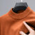Half Turtleneck Knitwear Sweater New AutumnWinter Mock Neck Sweatshirts Solid Color Pullovers Man Brand Casual Mens Clothing