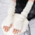 2024 New 52cm Women Knit Arm Sleeves Japanese White Black Goth Kawaii Long Fingerless Gloves for Girls Harajuku Accessories