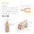10PCS Universal Compact Wire Connector Splitter Quick Electrical Cable Splice Terminal Block For 2812AWG Small Wiring Connector