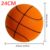 Bouncing Mute Ball 24cm Silent Foam Basketball Indoor Silent Ball Pat Basketball Silent Toddler Toys Air Bounce Basketball