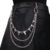New Hiphop Punk Metal Rivets Pants Chain Multilayer Waist Chain Dress Up Pants Hundred With Jewelry