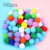 400200100pcs Mixed Color Pom Poms Craft Pom Pom Balls Colorful Pompoms For Art And Crafts Making Decoration