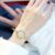 Fashion Bracelet Watches for Women Luxury Stainless Steel Retro Ladies Quartz Wristwatches Women Dress Clock