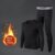 Thermal Underwear for Men Long Johns With Fleece Lined Set Set Cold Weather Winter Top Bottom