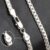2060cm Silver Color Luxury Brand Design Noble 6mm Necklace Chain For Woman Men Fashion Wedding Engagement Jewelry
