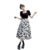 Fashion Floral Flower Long Dress Square Neck Patchwork Aline Skirt Lower Back Date Costumes Short Sleeves Dress LadiesGirl